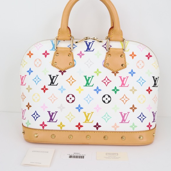 💔SOLD💔 Louis Vuitton Multicolor Alma PM Tote Bag - Picture 16 of 16